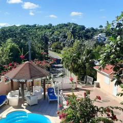 Appartement d'une chambre avec piscine partagee balcon et wifi a Sainte Anne a 6 km de la plage