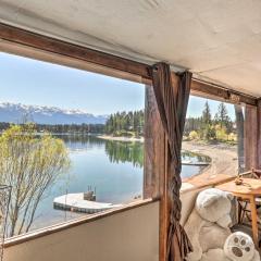 Luxe Lakefront Haven with Mountain Views and Dock