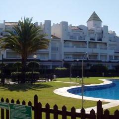 2 bedrooms apartement at Rota 400 m away from the beach with lake view shared pool and furnished terrace