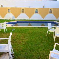 5 bedrooms villa at Monastir 200 m away from the beach with private pool enclosed garden and wifi