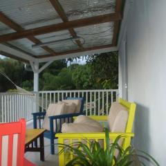 Studio avec vue sur la mer terrasse amenagee et wifi a Fort de France a 8 km de la plage