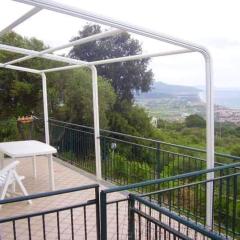 One bedroom house with sea view and enclosed garden at Casal Velino 6 km away from the beach