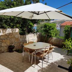 2 bedrooms apartement at Pag 100 m away from the beach with sea view enclosed garden and wifi