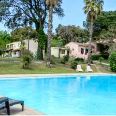 Maison de 2 chambres avec piscine partagee jardin amenage et wifi a San Nicolao a 1 km de la plage