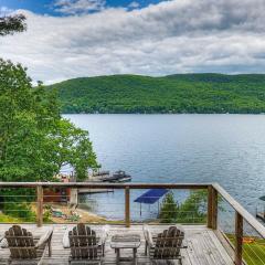 Waterfront Lake George Cabin Walk to Water