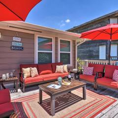 Galveston Vacation Rental with Deck Steps to Beach!