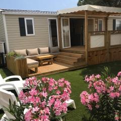 MOBIL HOME camping le Mar Estang bord de plage