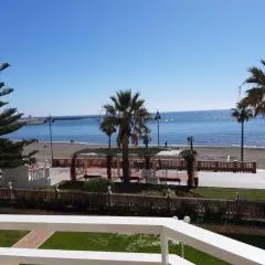 Front beach and swimmingpool in Benalmadena Costa