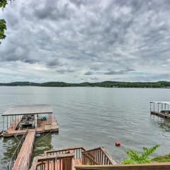 Spacious Lakefront Getaway with Deck and Boat Dock