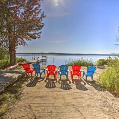 Lakefront Interlochen House with Dock and Kayaks!