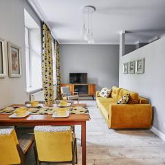 Żółty Apartament DE LUX dla 2 osób Chorzów Katowice
