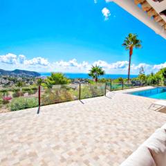 Suerte - sea view villa with private pool in Moraira