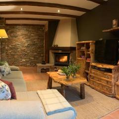 Chalet Rural Toñita 400 m playa piscina barbacoa chimenea