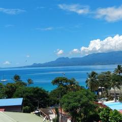 Appartement vue mer et montagne à 100m de la plage