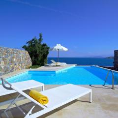 Luxury Crete Villa Sea View Villa Private Pool Ocean Front 3 BDR Nikolaos