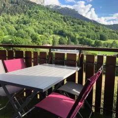 Studio agréable et cosy avec vue sur les Mémises