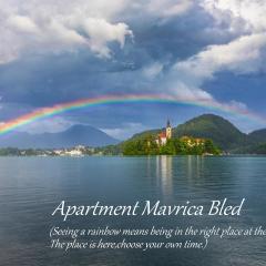 Apartment Mavrica Bled, quiet location, with a view of the lake