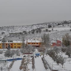 CASERIO INAZARES - MONTAÑA, CHIMENEA, NIEVE, BARBACOa