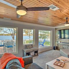 Dock and Fire Pit Lakefront Cedar Creek Home!