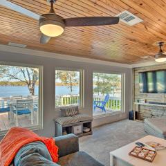 Lakefront Cedar Creek Home with Dock and Fire Pit