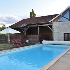 Holiday home with private heated pool