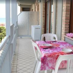 Sea view apartment with beach place