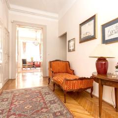 Spacious apartment in Budapest city centre with fireplace