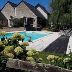 Former customs house with large garden and private pool 4 km from Chinon