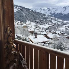 Appartement de 2 chambres avec terrasse amenagee et wifi a Le Grand Bornand a 1 km des pistes