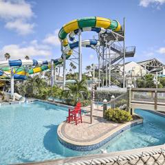 Waterfront Condo with Water Park, Walk to the Beach!