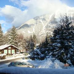 Chalet de 3 chambres a Chamonix Mont Blanc a 200 m des pistes avec terrasse amenagee et wifi