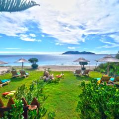 Beachfront Andriana Villa with mini pool and spa