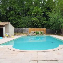 Maison de 4 chambres avec piscine partagee et wifi a Lagrasse