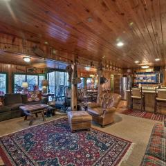 Spacious Waterfront Retreat with Dock and Hot Tub