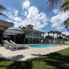 Casa Eventos e Temporada com 4 suites, piscina, churrasqueira, Wi-Fi, Ar Condicionado - Proximo Praia Mar Casado e Pernambuco - Guaruja -