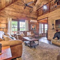 Secluded Log Cabin with Decks, Views and Lake Access