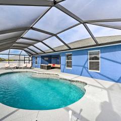Beachy Cape Coral Home with Pool and Canal Views!