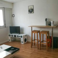 Studio calme proche du centre ville avec garage 2*