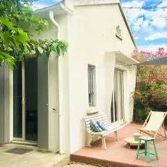 Belle maison avec jardin à 1mn de la plage