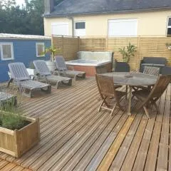 maison 2 chambres spa Crozon proximité plages