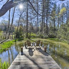 Secluded Cottage on 2 and Acres with Pond, Dock and BBQ