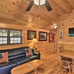 Cozy Anchors Away Cabin Hideaway with Fire Pit!