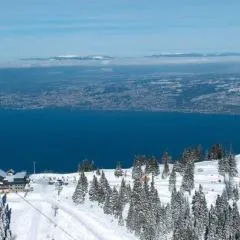 Duplex en station vue sur lac Leman