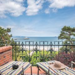 FeWo direkt am Strand mit Meerblick und Balkon,Villa Glückspilz, Binz