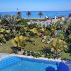 Seafront 3 bedroom villa Medea with private pool and garden.