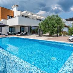 Stylish Villa Pedena with a pool and a gym