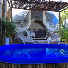 Glamping Tulum with private mini pool