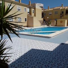 Studio with shared pool enclosed garden and wifi at Torrevieja 1 km away from the beach