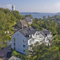 moderne Ferienwohnung mit Balkon, Meerblick - Ferienresidenz Zwei BoddenFeWo 1-3