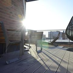 Roof Terrace Old Town Apartments with private parking